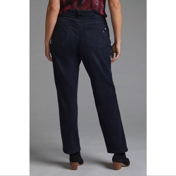 ANTHROPOLOGIE Pilcro Vintage Straight Jean High Waist Ankle Plus Size 18W NWT - Picture 5 of 8